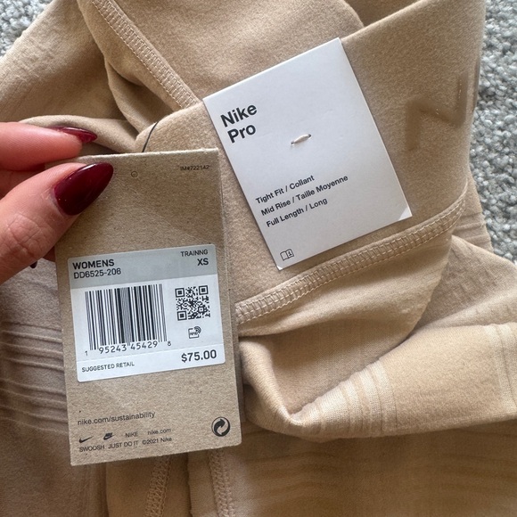 Nike Pro Dri-Fit Training Pants Leggings - Picture 3 of 3
